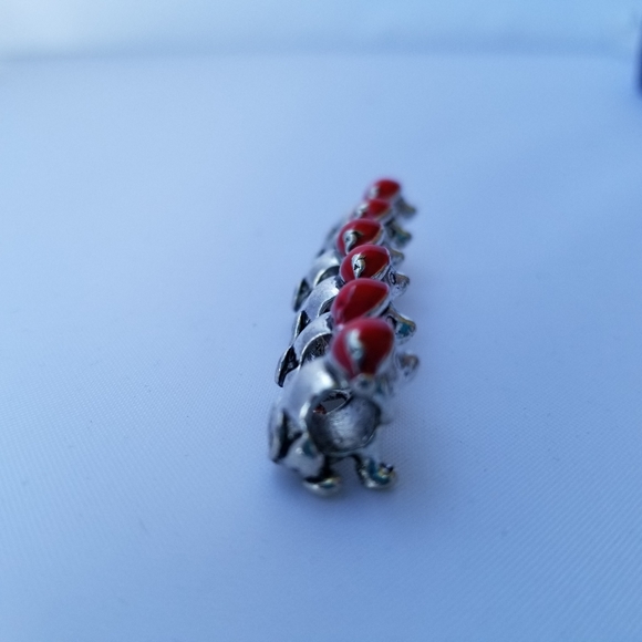 Santa Christmas Hat Dogs Puppies Beads Charm Lot - Picture 3 of 8